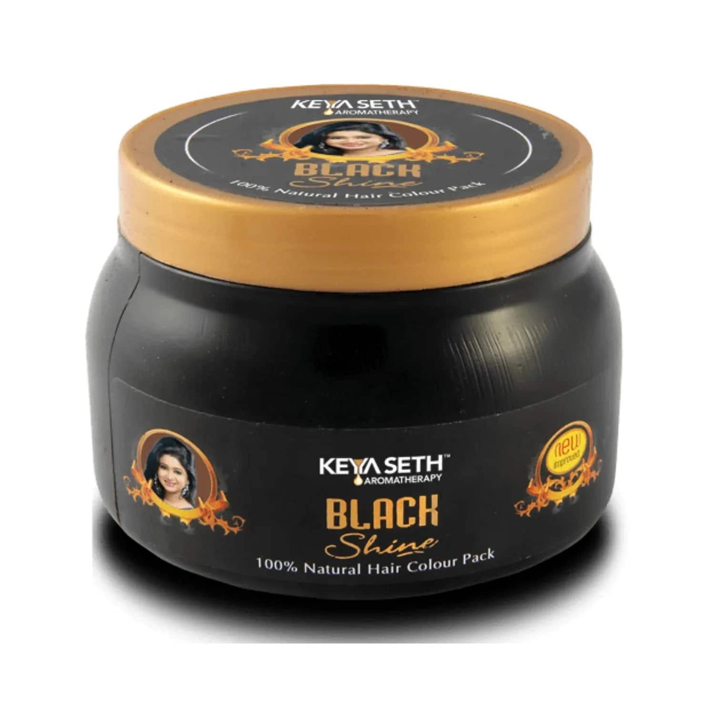 Keya Seth Aromatherapy Black Shine Hair Color Pack (100g)