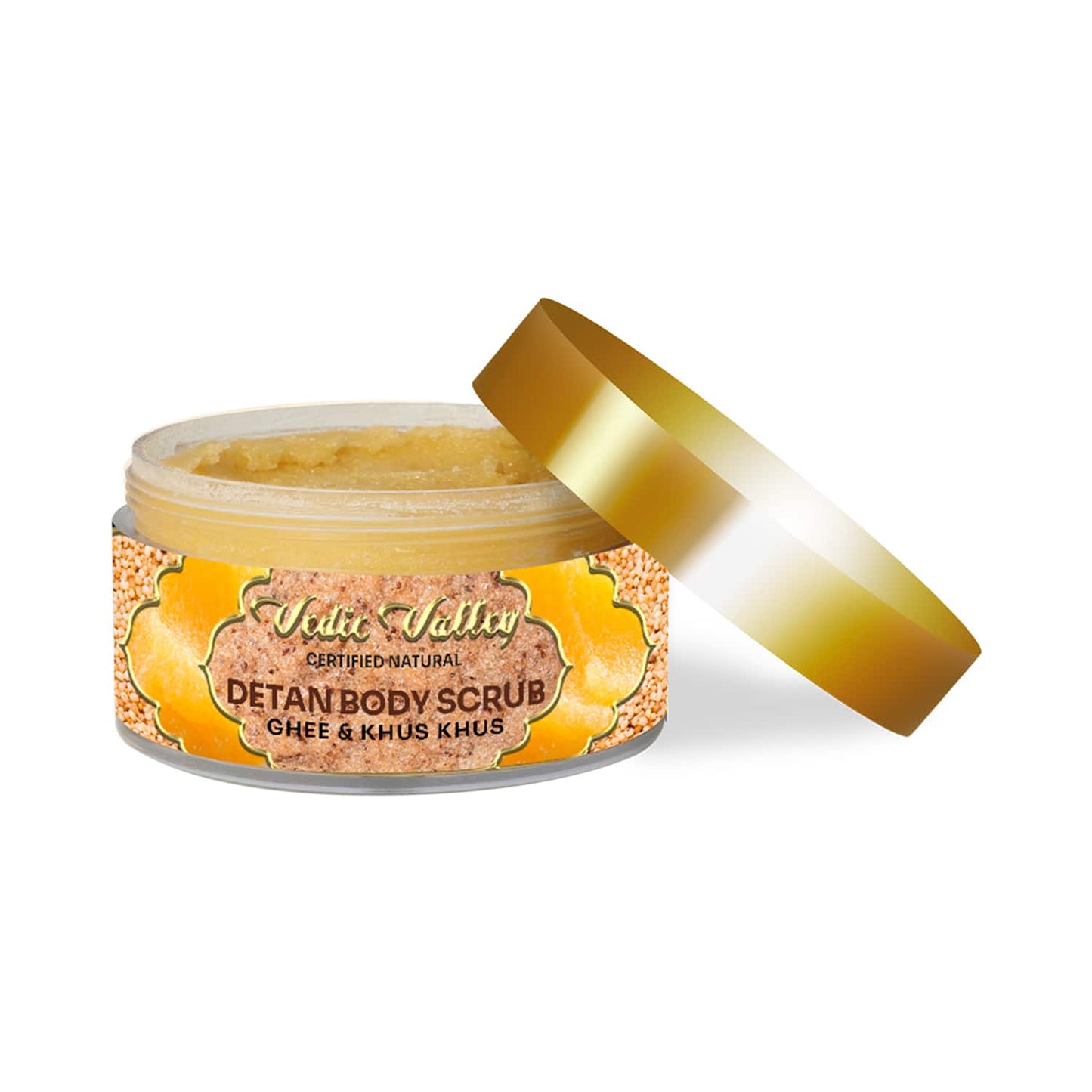 Vedic Valley Ghee & Khus Khus Detan Body Scrub (250g)