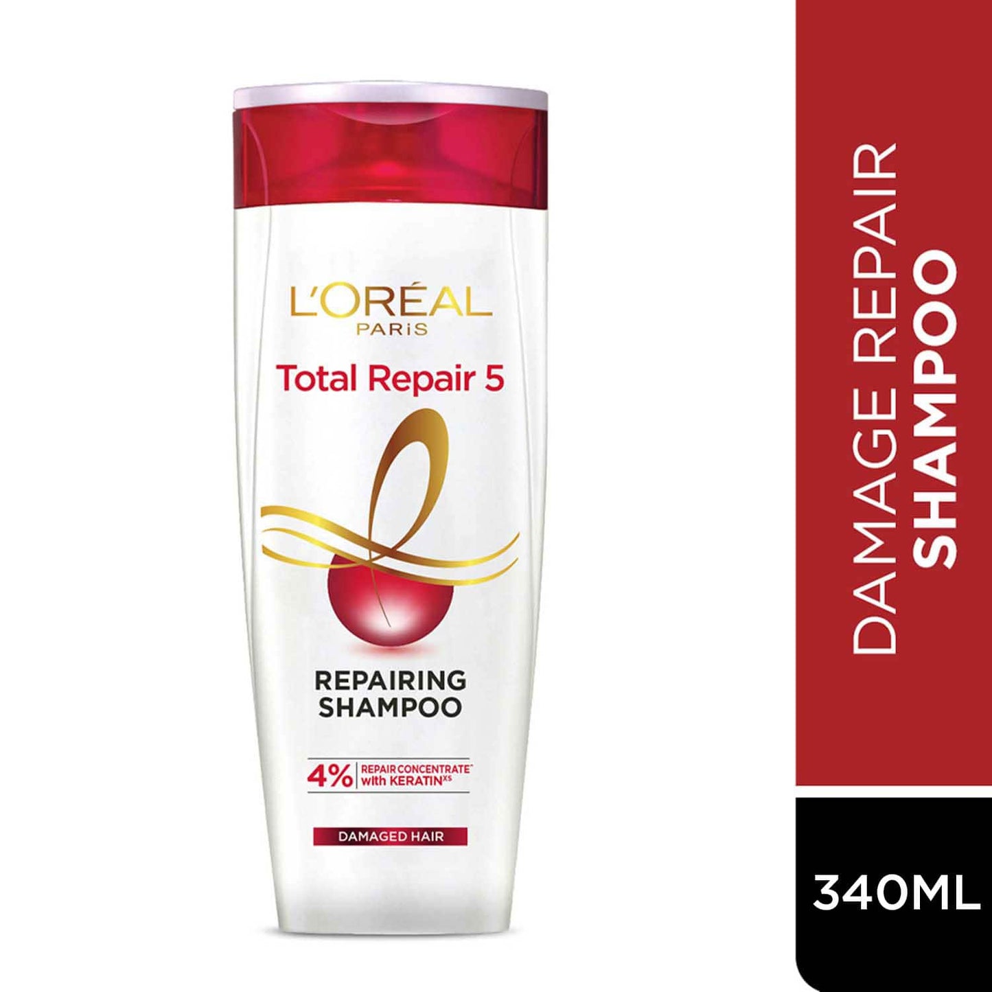 L'Oreal Paris Total Repair 5 Repairing Shampoo with Keratin XS (340ml)