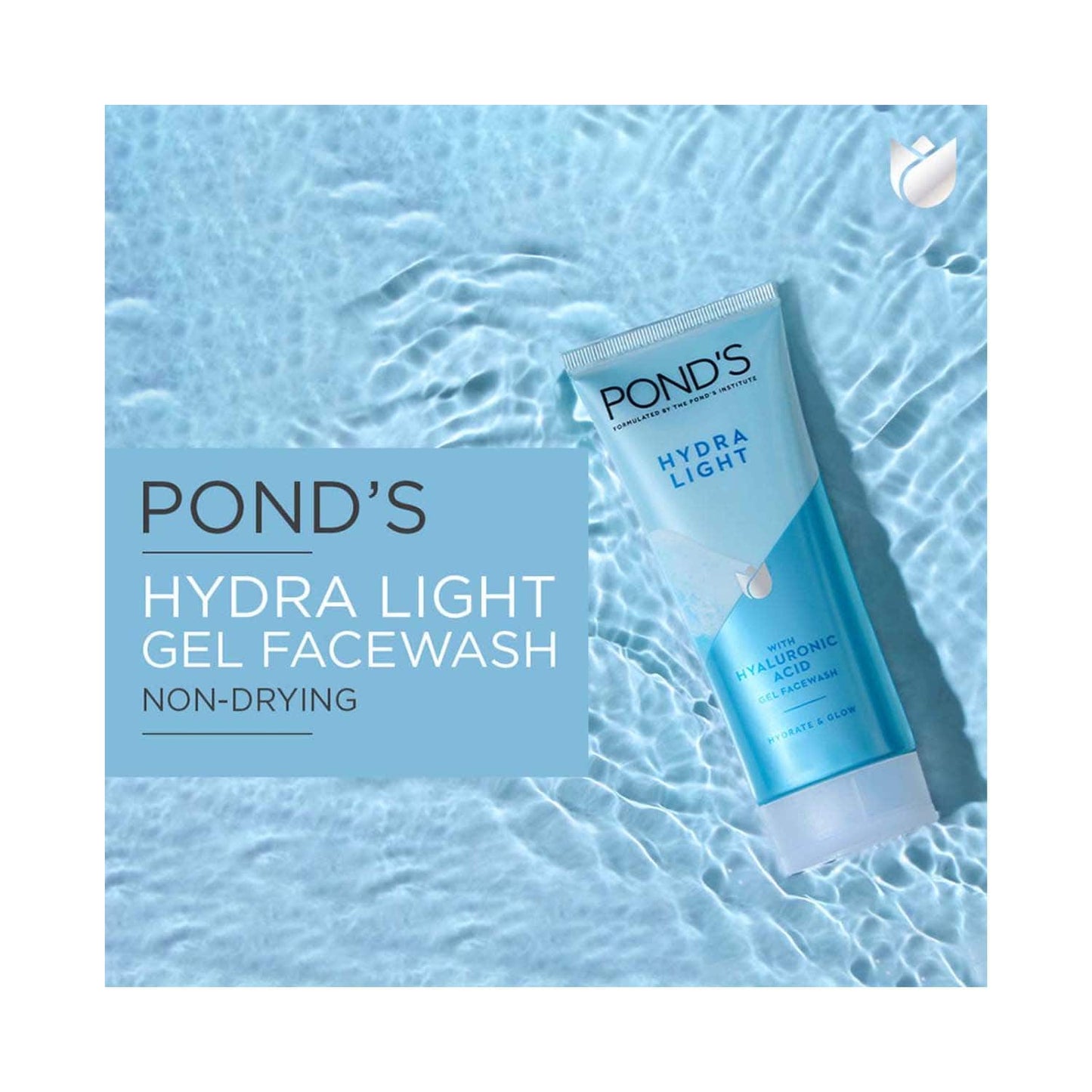 Pond's Hydra Light Hyaluronic Acid Hydrating Gel Face Wash (100 g)