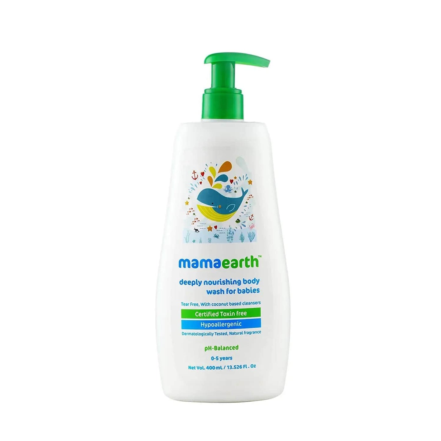 Mamaearth Deeply Nourishing Body Wash For Babies (400ml)