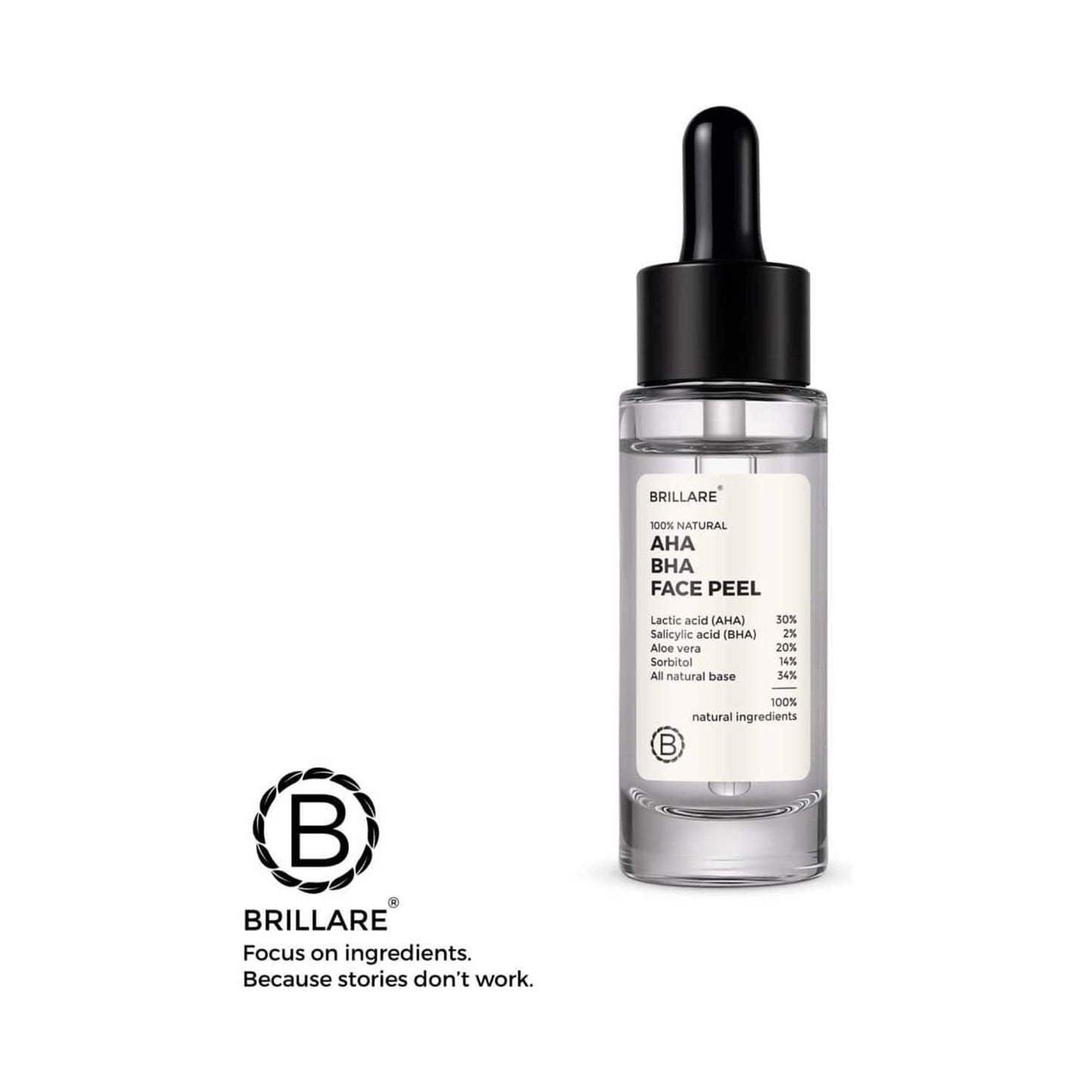 Brillare AHA BHA Face Peel For Smoother Blemish-Free Skin (30ml)