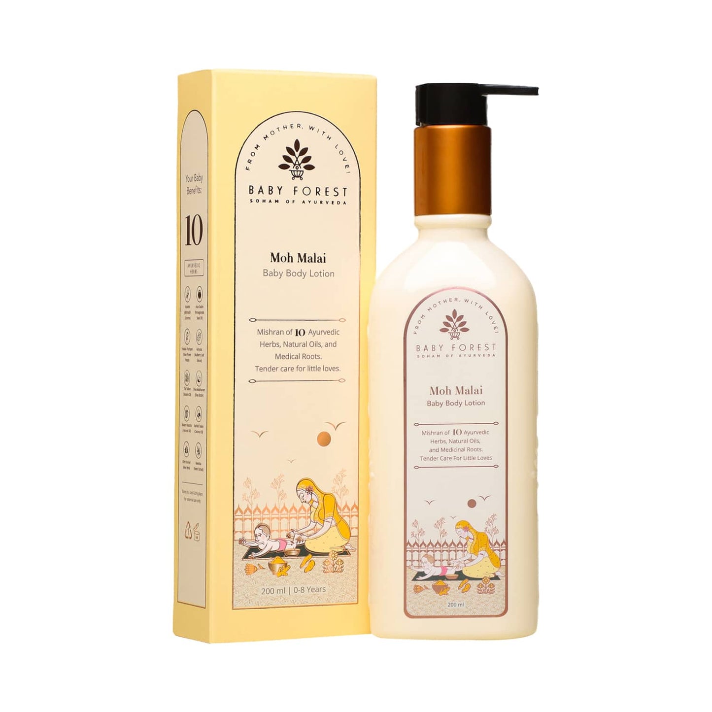 Baby Forest Moh Malai Baby Body Lotion (200 ml)