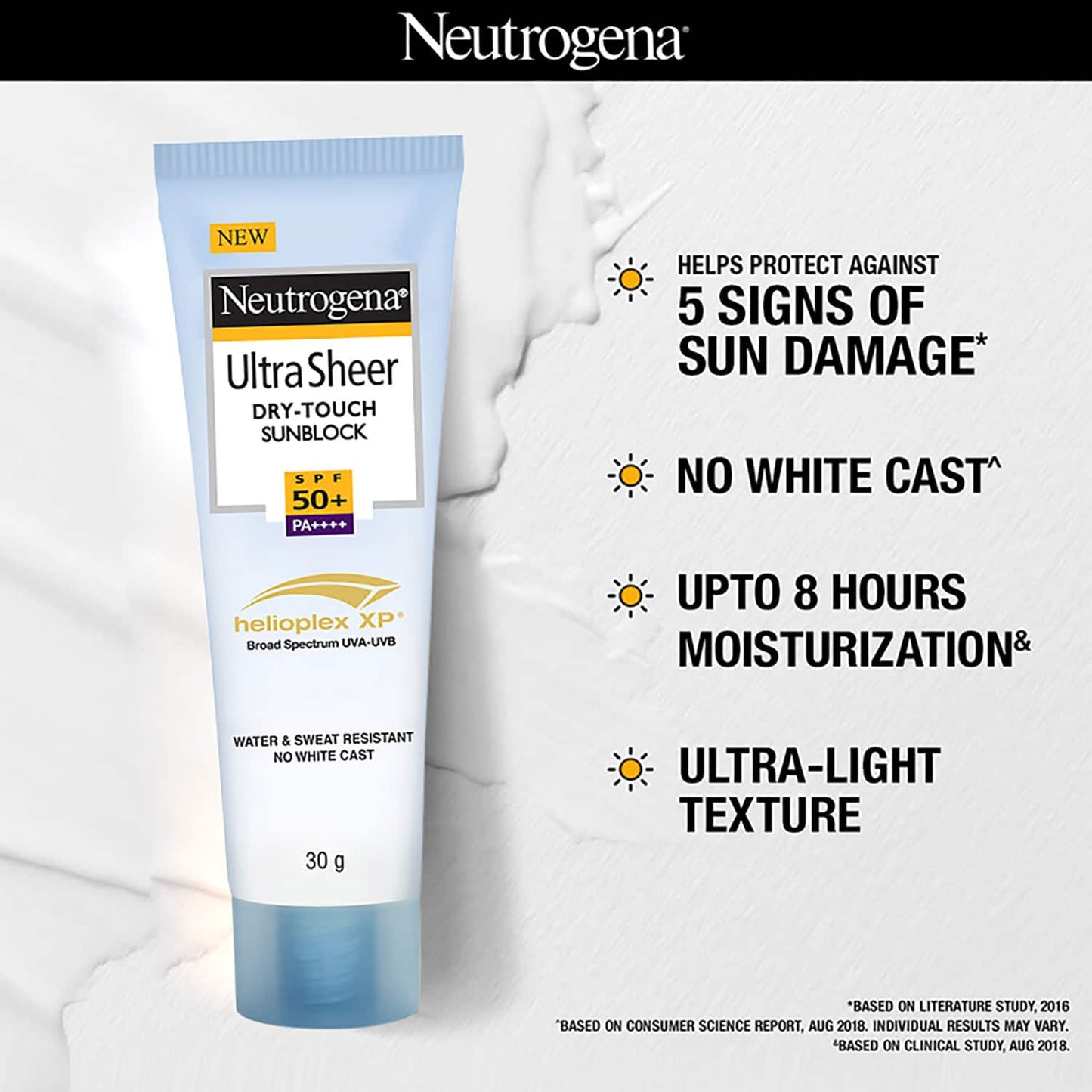 Neutrogena Ultra Sheer Dry Touch Sunscreen - SPF50 (30ml)