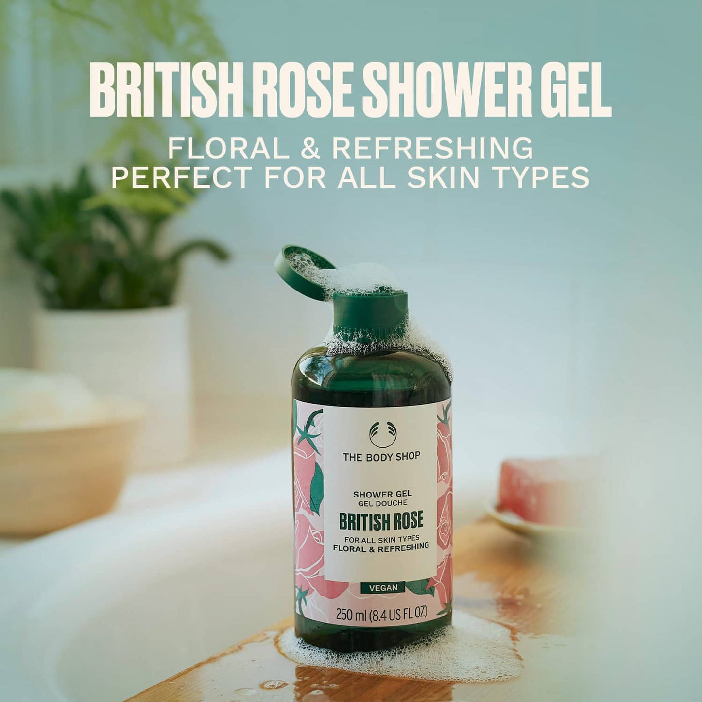 The Body Shop British Rose Shower Gel (250ml)