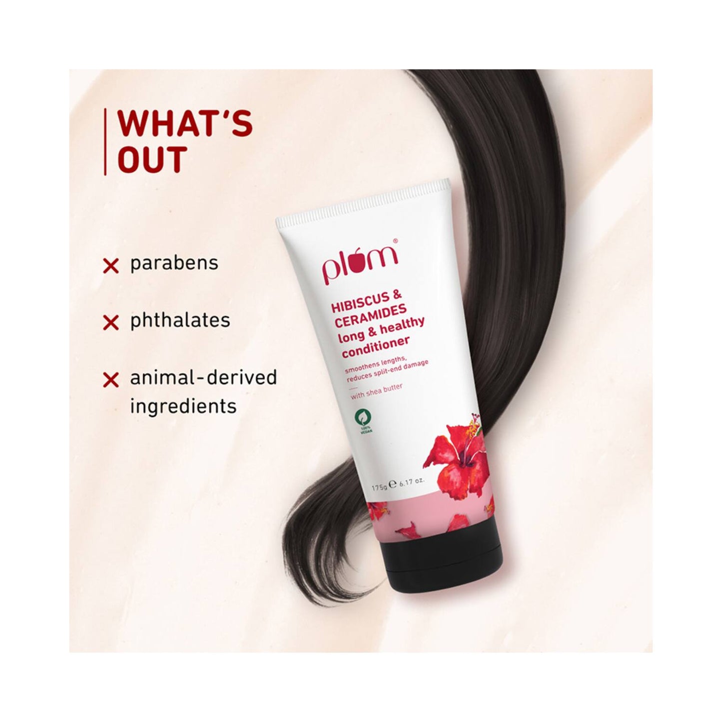 Plum Hibiscus & Ceramides Long & Healthy Conditioner (175g)