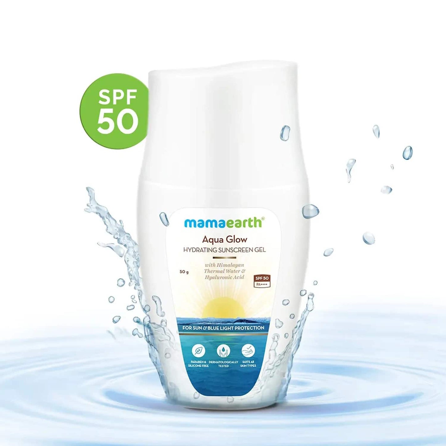 Mamaearth Aqua Glow Hydrating Sunscreen Gel (50g)