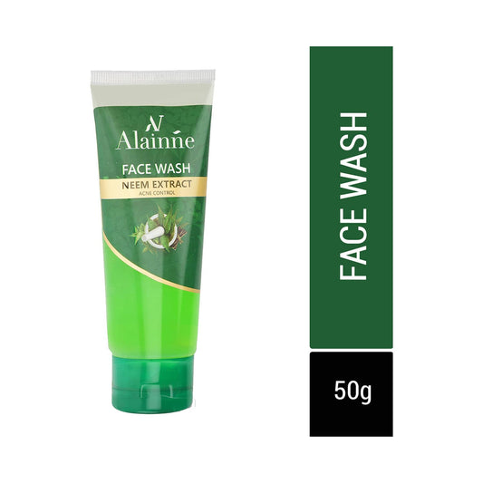 Alainne Neem Extract Acne Control Facewash - (50g)