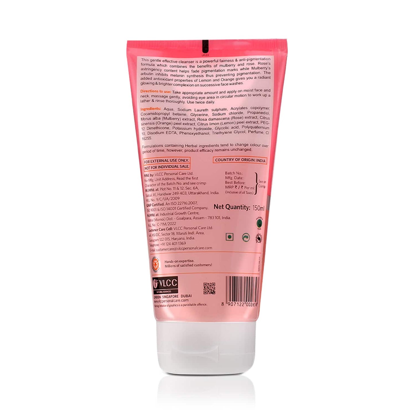 VLCC Mulberry & Rose Facewash B1G1 (150ml)