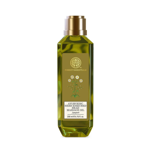 Forest Essentials Japapatti Ayurvedic Herb Enriched Head Massage Hair Oil (200ml)