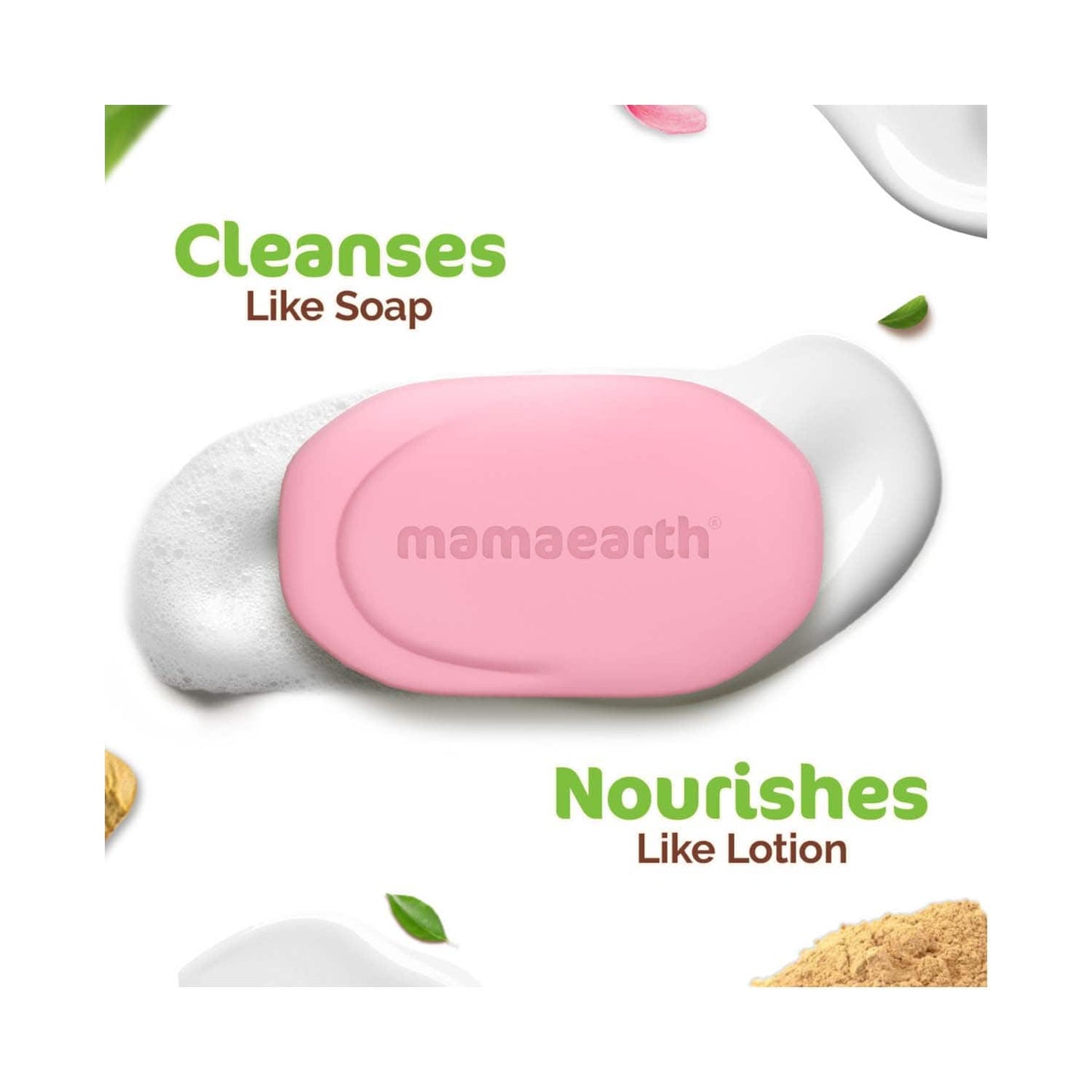 Mamaearth Multani Mitti Moisturizing Lotion Soap - (4 pcs)