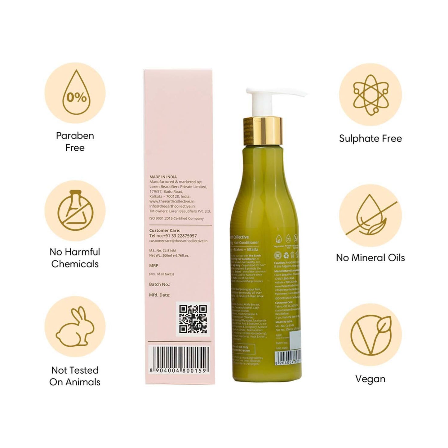 The Earth Collective Hair Conditioner For Nourishing (200 ml)