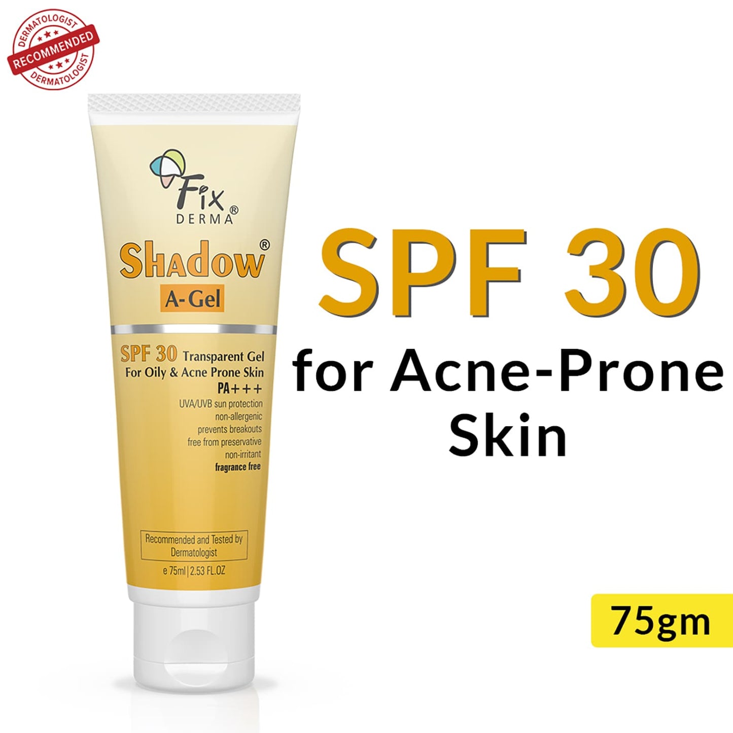 Fixderma Shadow SPF 30 A Gel (75ml)