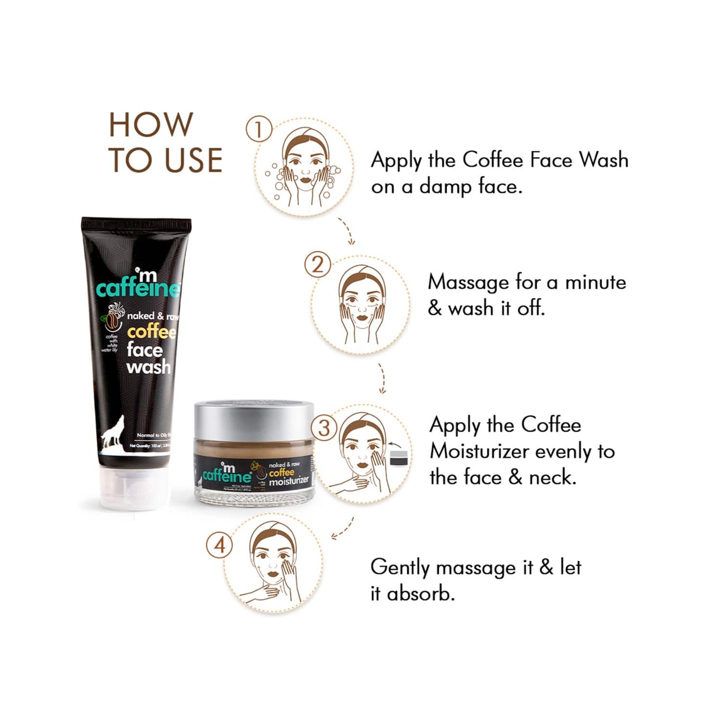 mCaffeine Daily Coffee Face Care Duo (2Pcs)