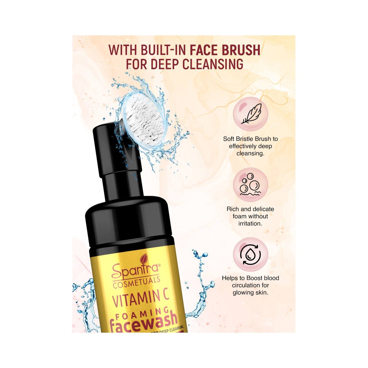 Spantra Vitamin C Foaming Face Wash (100ml)