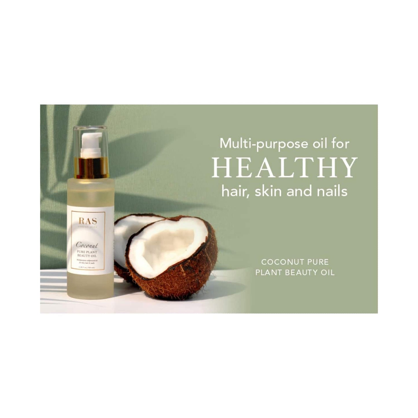 Ras Luxury Skincare Coconut Pure Plant Oil (100 ml)