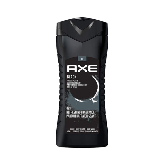 AXE 3-In-1 Black Body Face & Hair Wash (400ml)