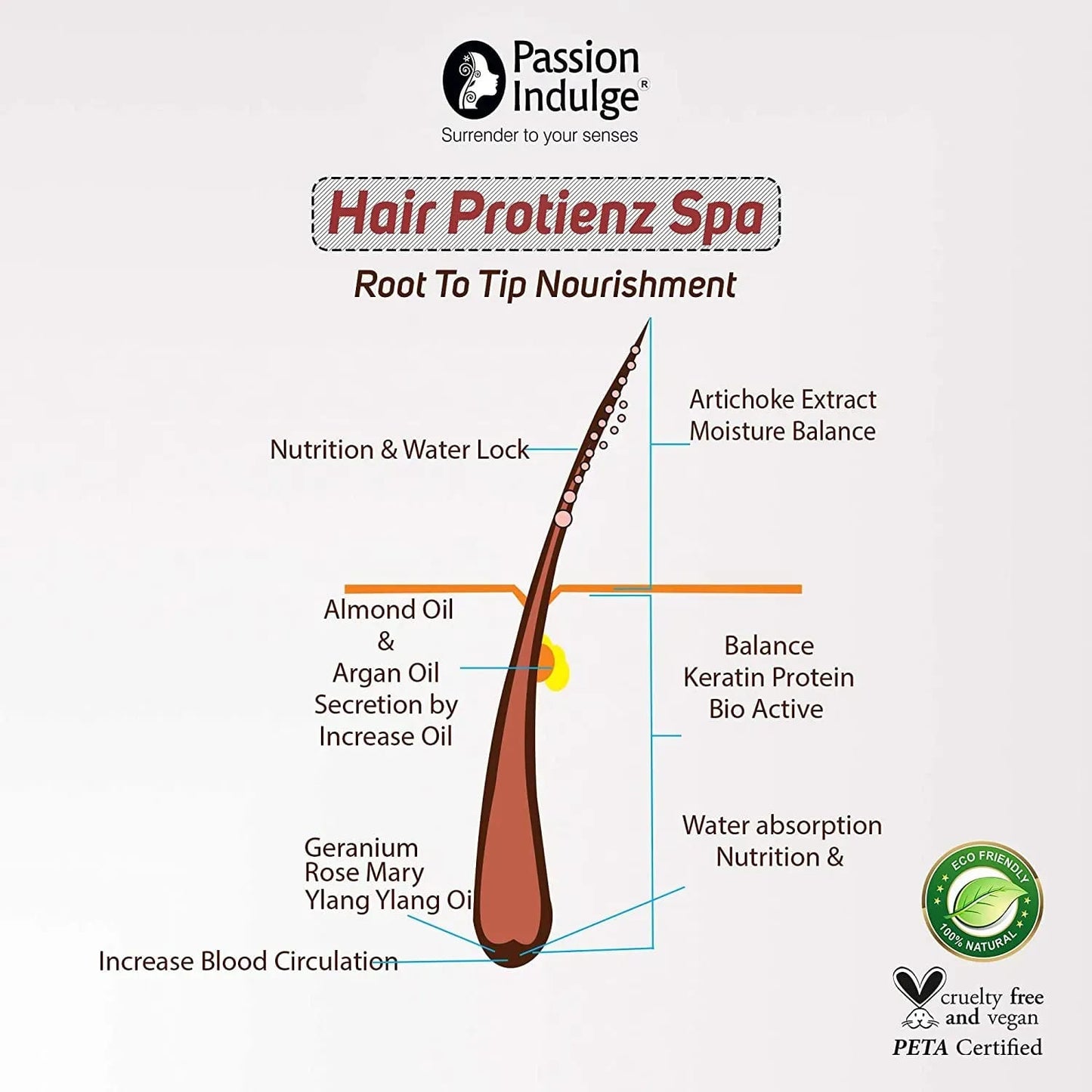 Passion Indulge Hair Proteinz Hair Spa (100 gm)