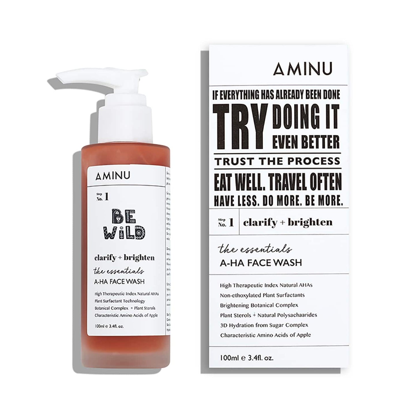 Aminu The Essentials AHA Face Wash - (100ml)