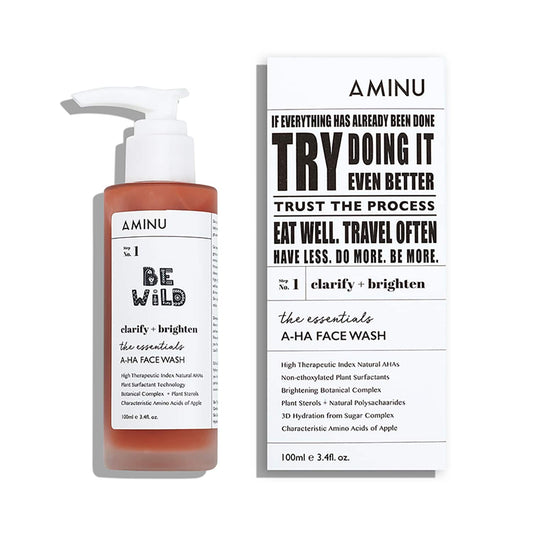 Aminu The Essentials AHA Face Wash - (100ml)