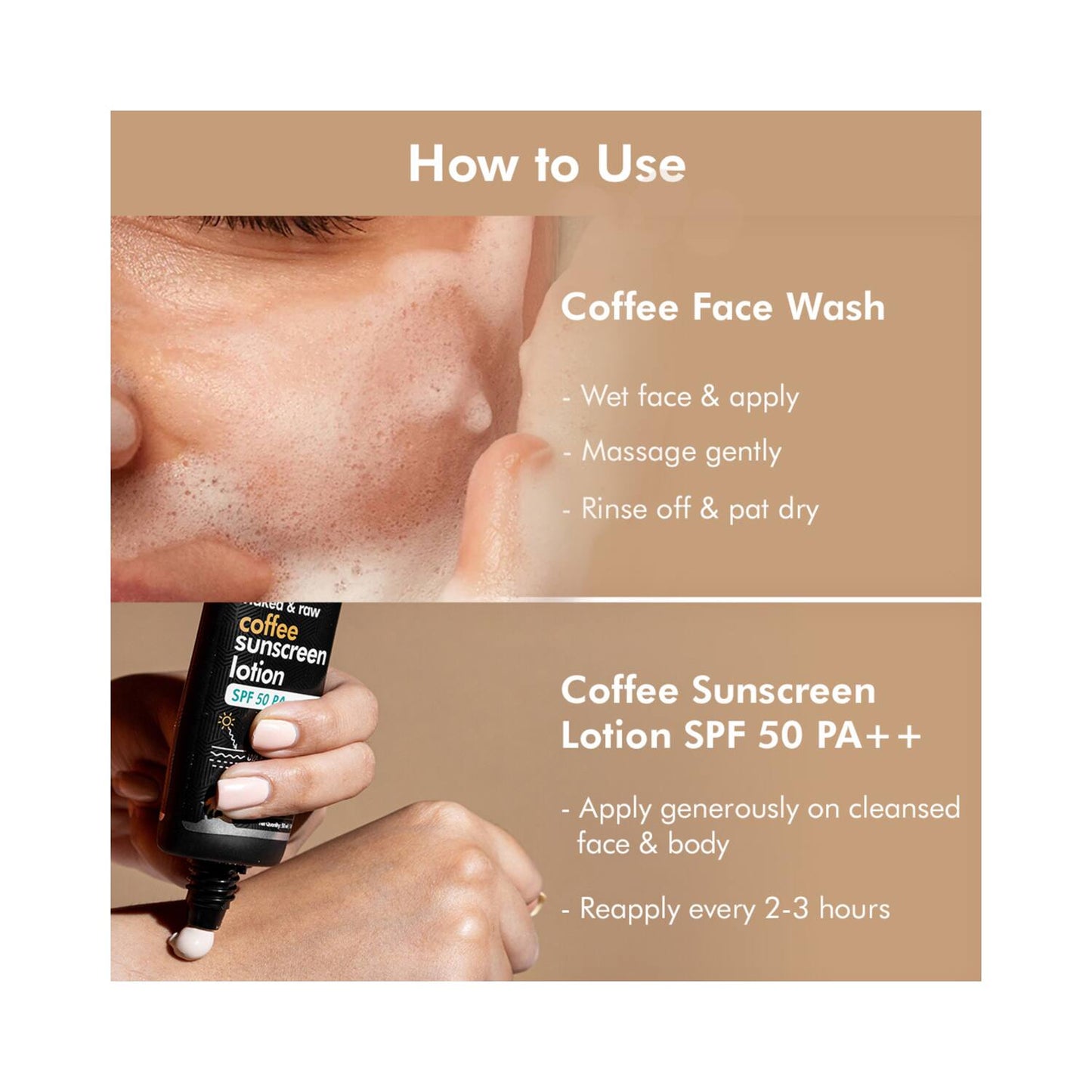 mCaffeine Daily Coffee Sun Protection SPF 50 PA ++ Duo (2Pcs)