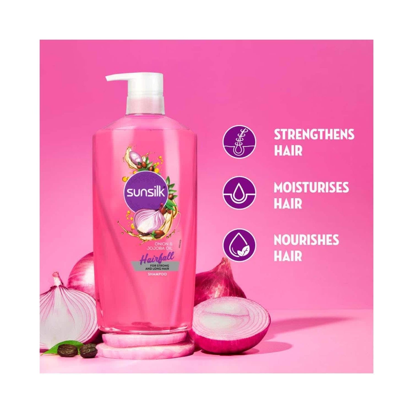 Sunsilk Onion & Jojoba Oil Hairfall Shampoo (700 ml)