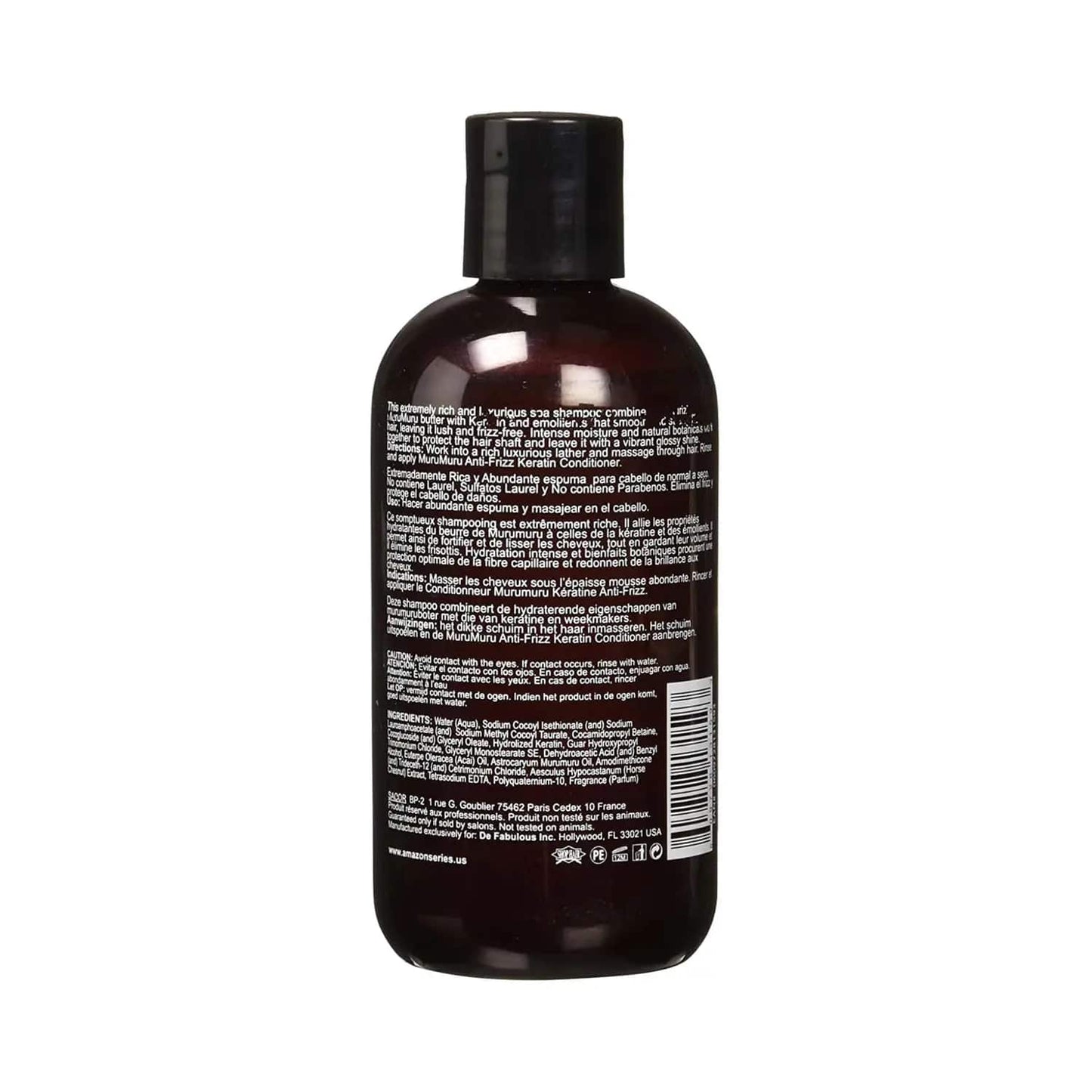 Amazon Series MuruMuru Anti-Frizz Keratin Shampoo (250ml)