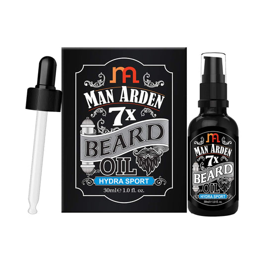 Man Arden 7X Hydra Sport Beard Oil For Beard Growth & Nourishment (30ml)