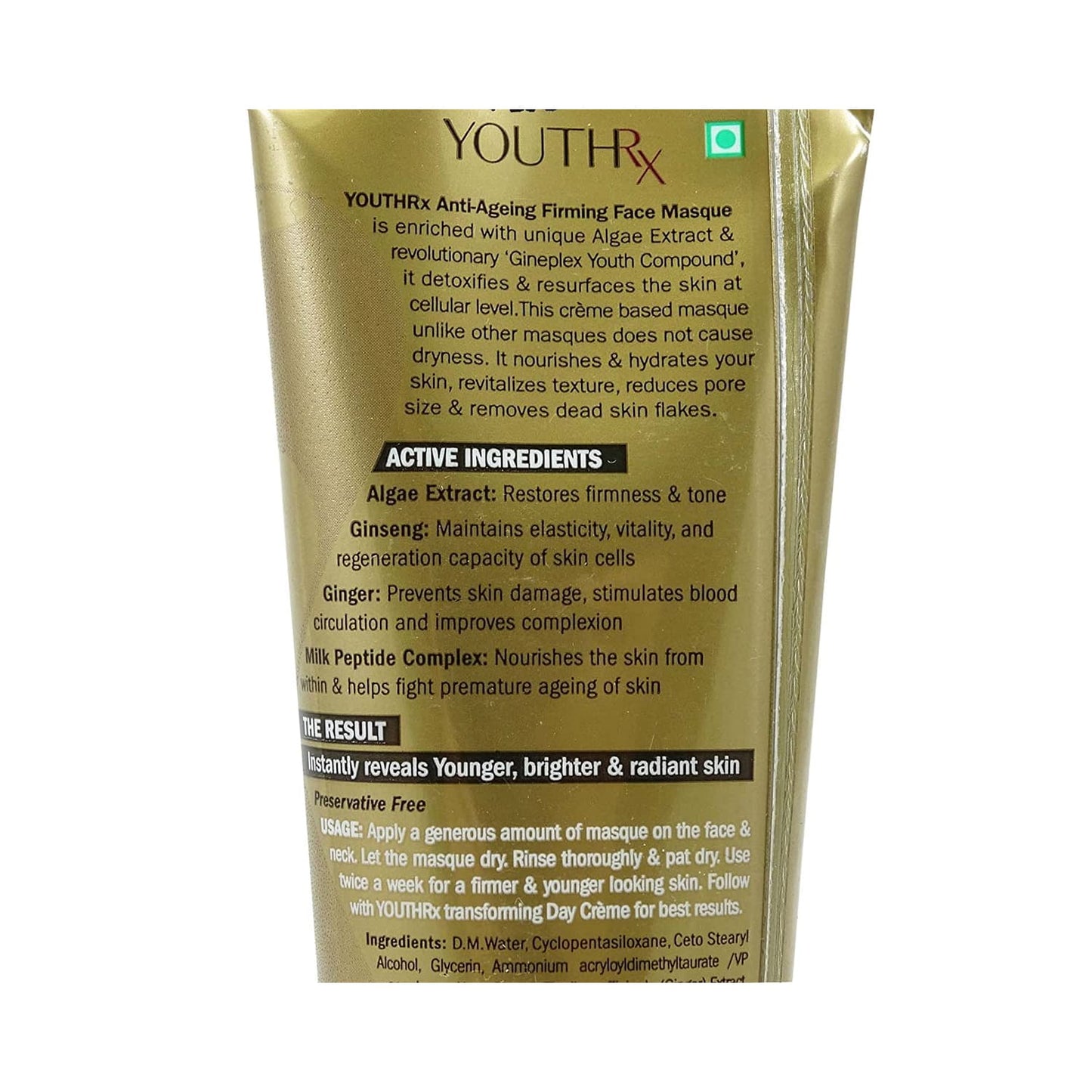 Lotus Herbals Youthrx Anti Ageing Firming Face Masque (80g)