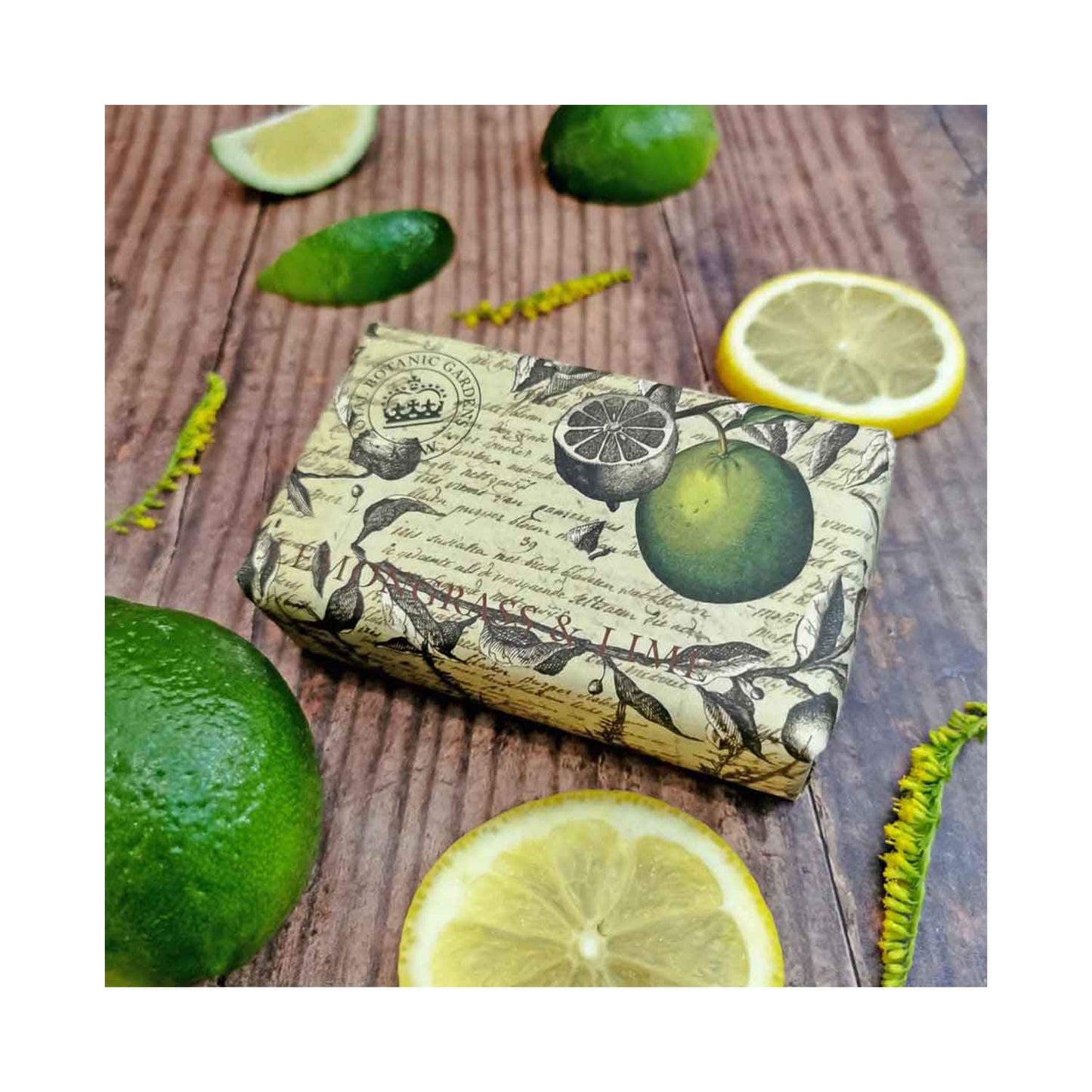 The English Soap Company Royal Botanic Gardens Kew Lemongrass & Lime Soap (240g)