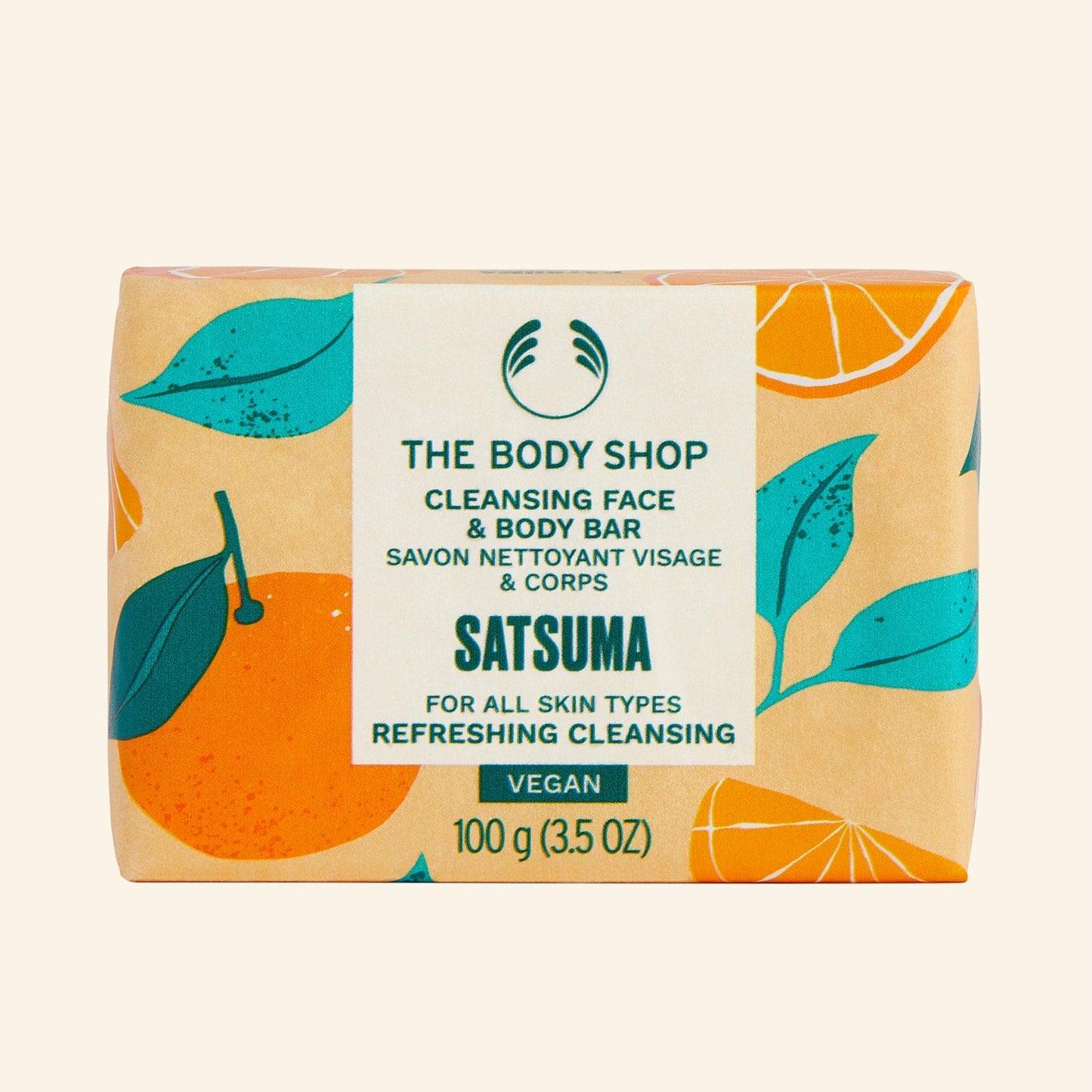 The Body Shop Satsuma Cleansing Face & Body Bar (100 g)