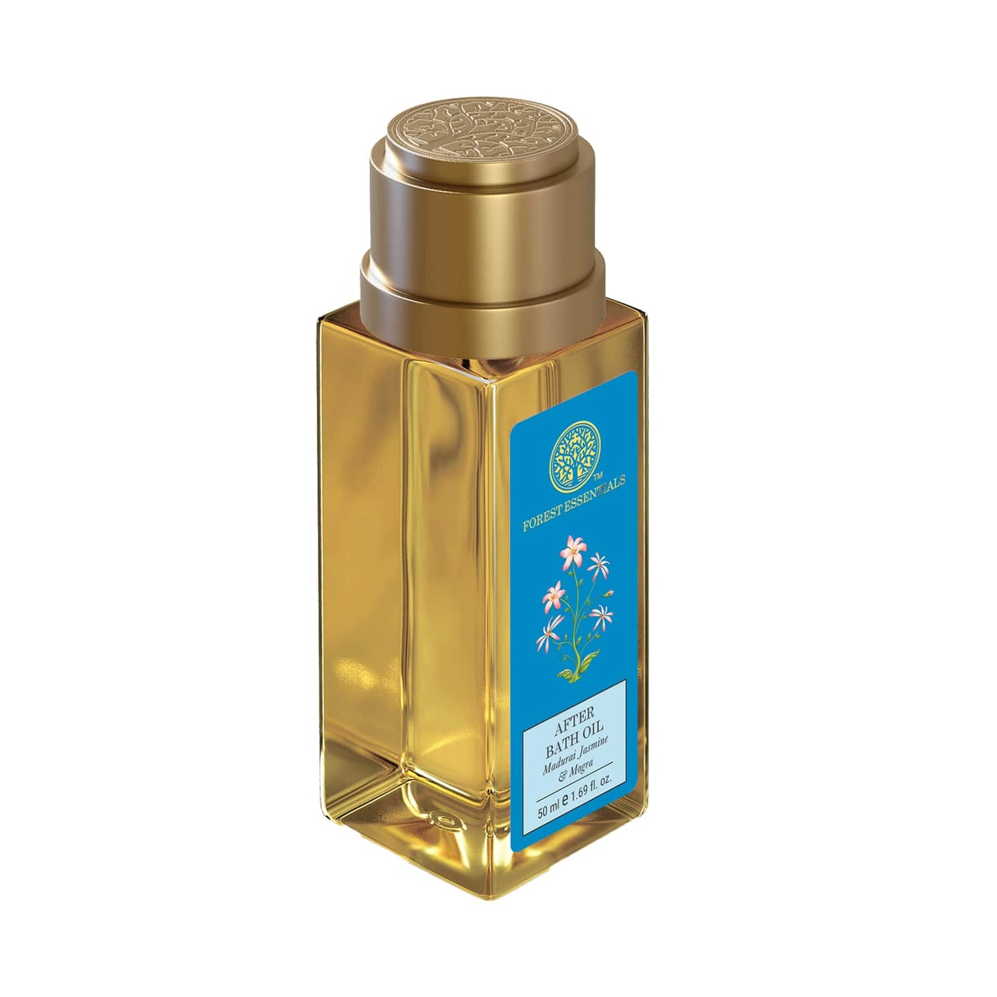 Forest Essentials Travel Size Madurai Jasmine & Mogra After Bath Oil (50ml)