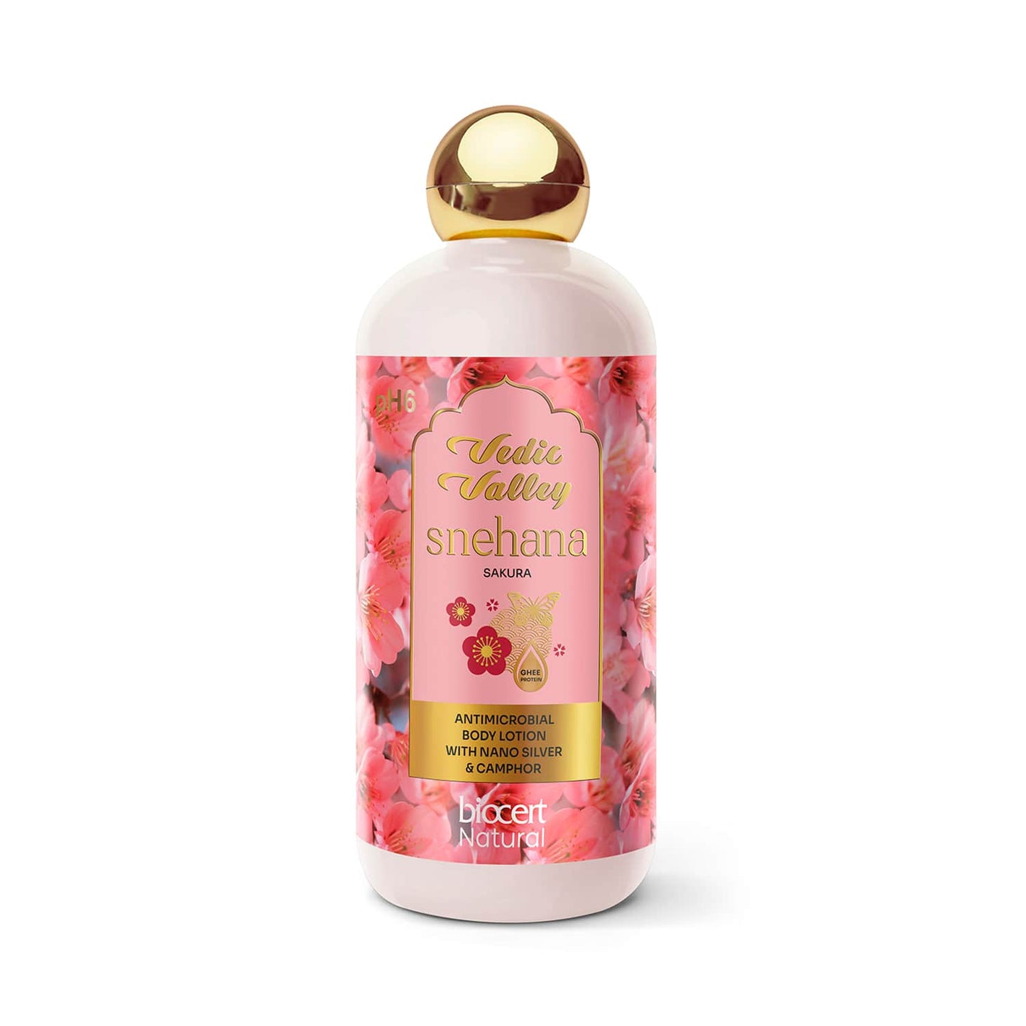 Vedic Valley Sakura Natural Body Lotion - (300ml)