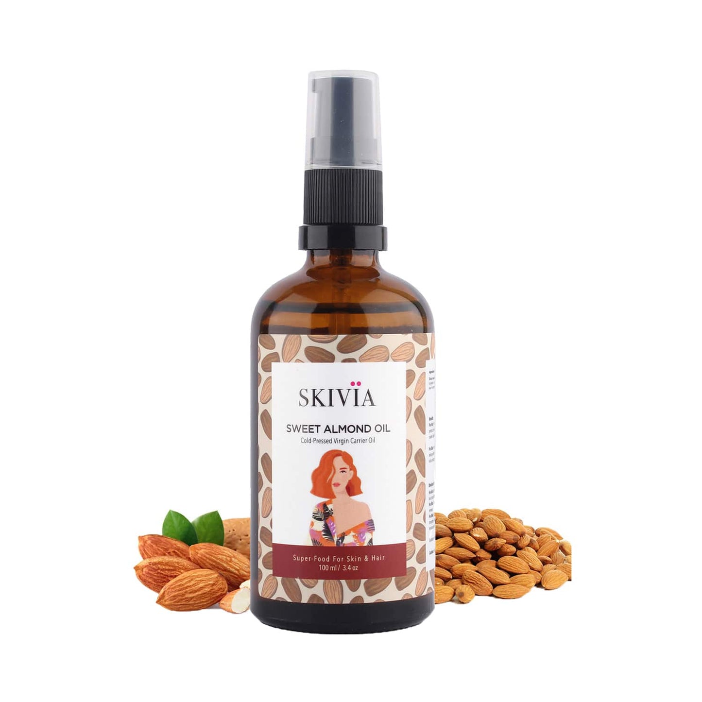 Skivia Sweet Almond Carrier Oil (100ml)