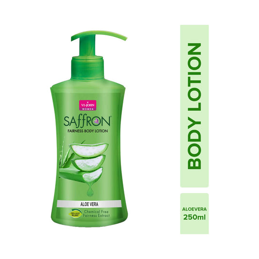 VI-JOHN Saffron Aloe Vera Fairness Body Lotion (250ml)