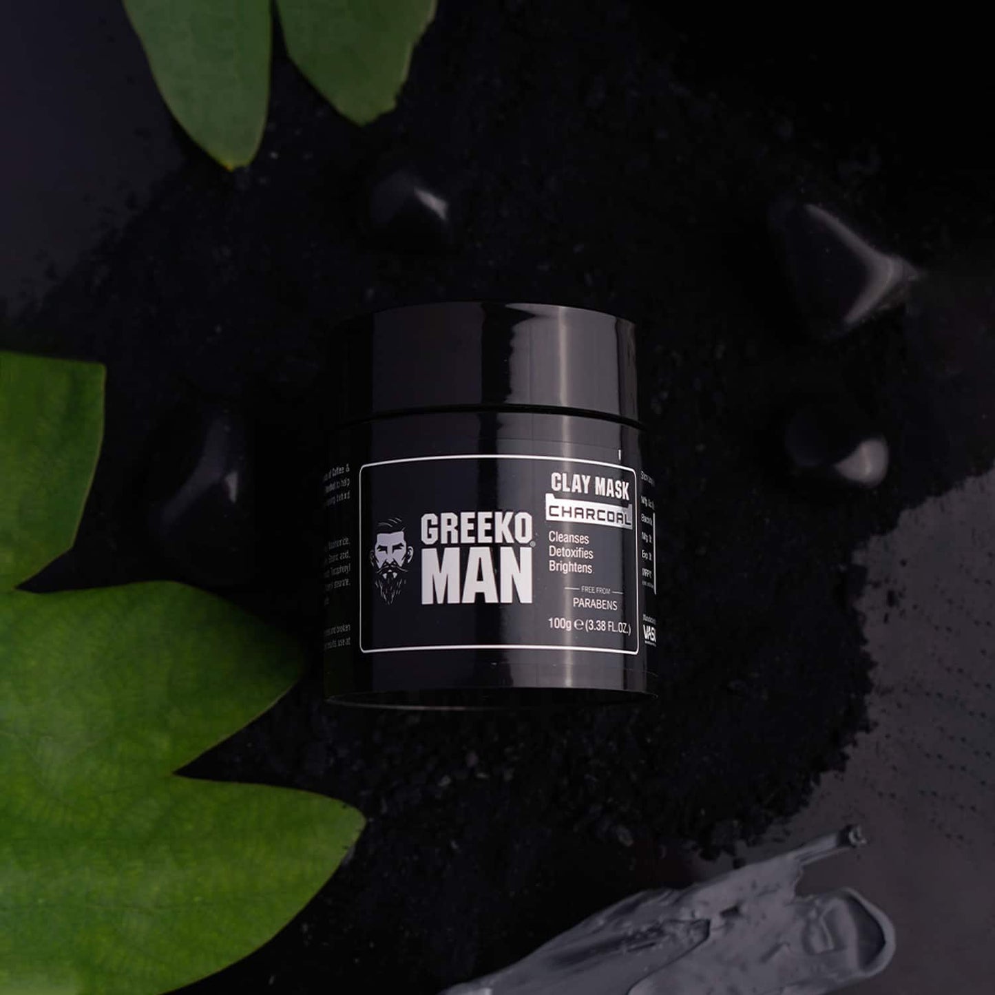 Greeko Man Charcoal Clay Mask (100g)