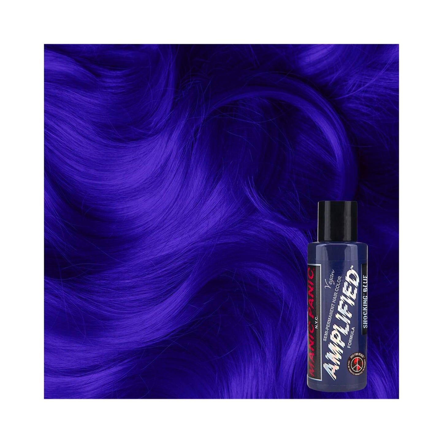 Manic Panic Amplified Semi Permanent Hair Color - Shocking Blue (118ml)