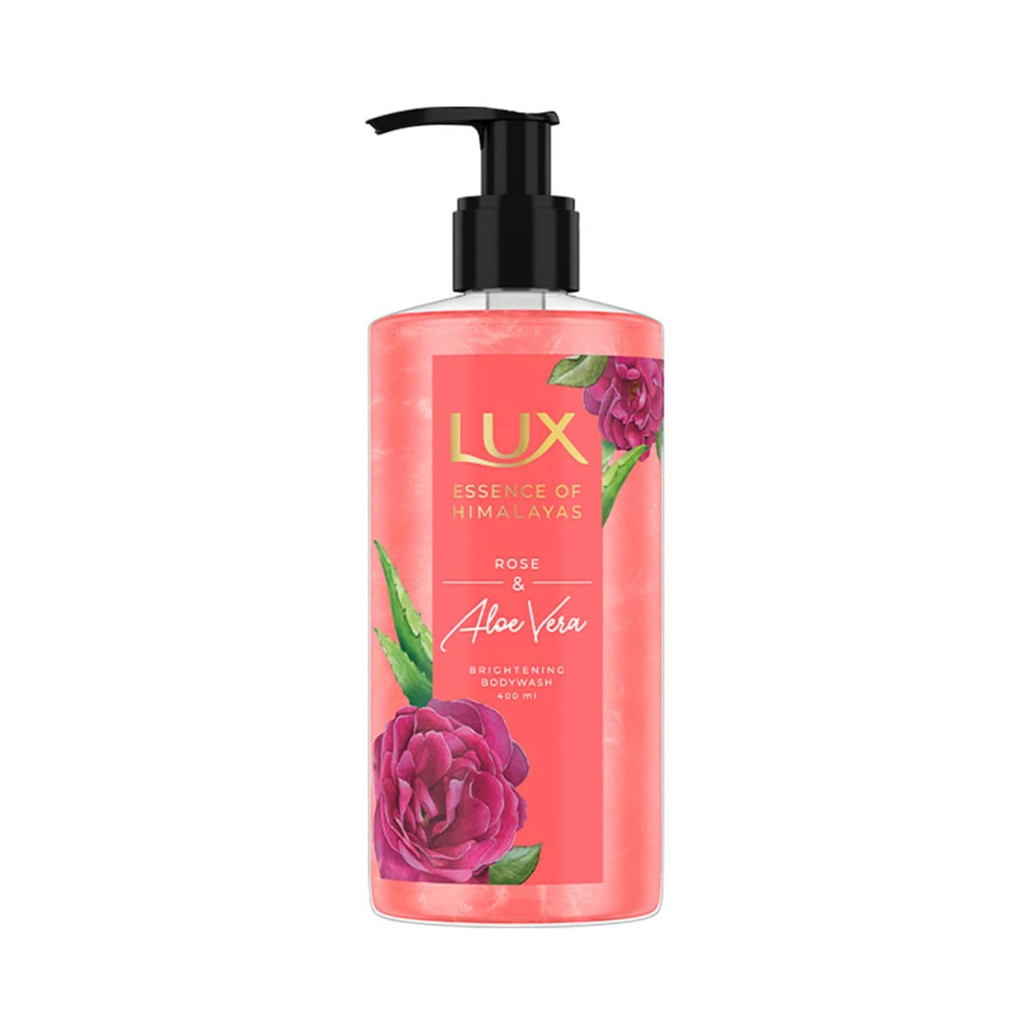 Lux Rose & Aloe Vera Shim Body Wash (400ml)