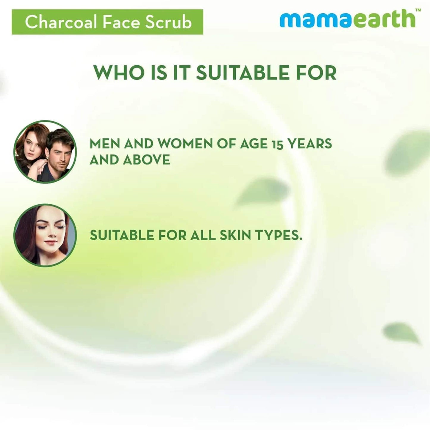 Mamaearth Charcoal Face Scrub (100g)