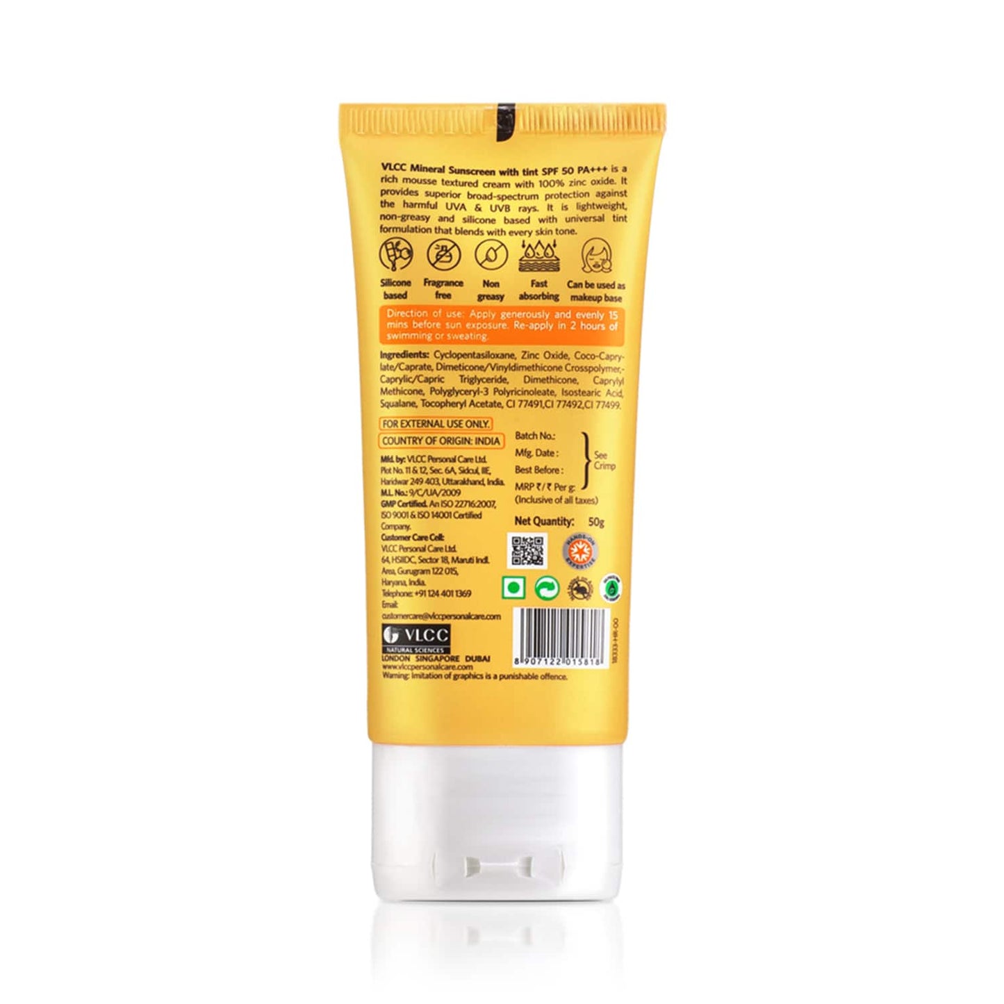 VLCC Mineral Sunscreen Tint (50g)