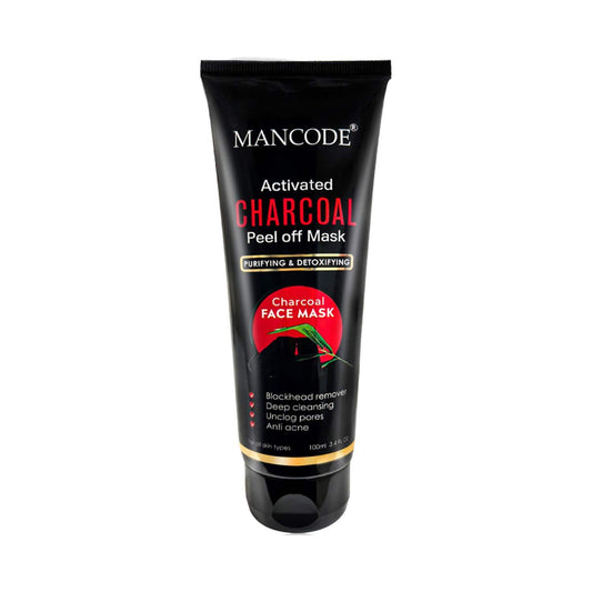 Mancode Activated Charcoal Peel Off Mask (100 ml)