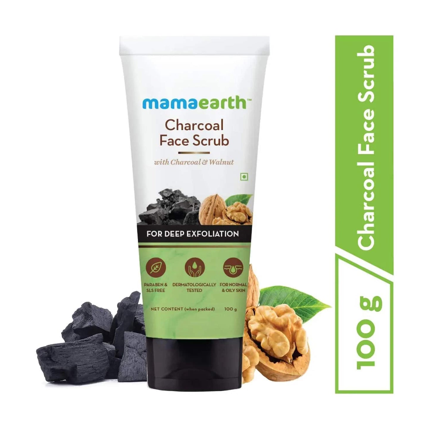 Mamaearth Charcoal Face Scrub (100g)