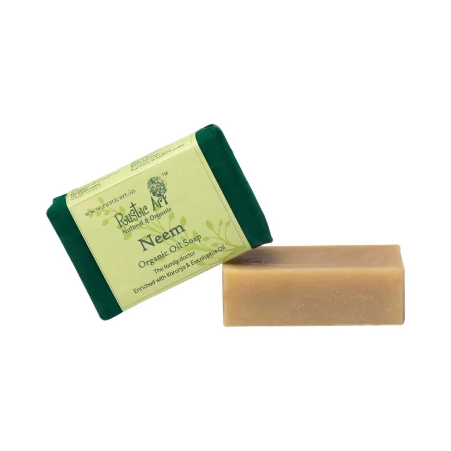 Rustic Art Organic Neem Soap (100g)