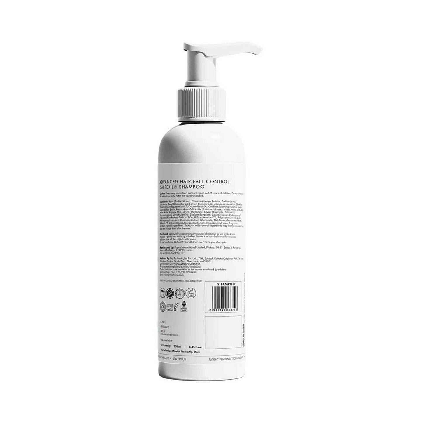 mCaffeine Advanced Hair Fall Control Caffexil Shampoo (250 ml)