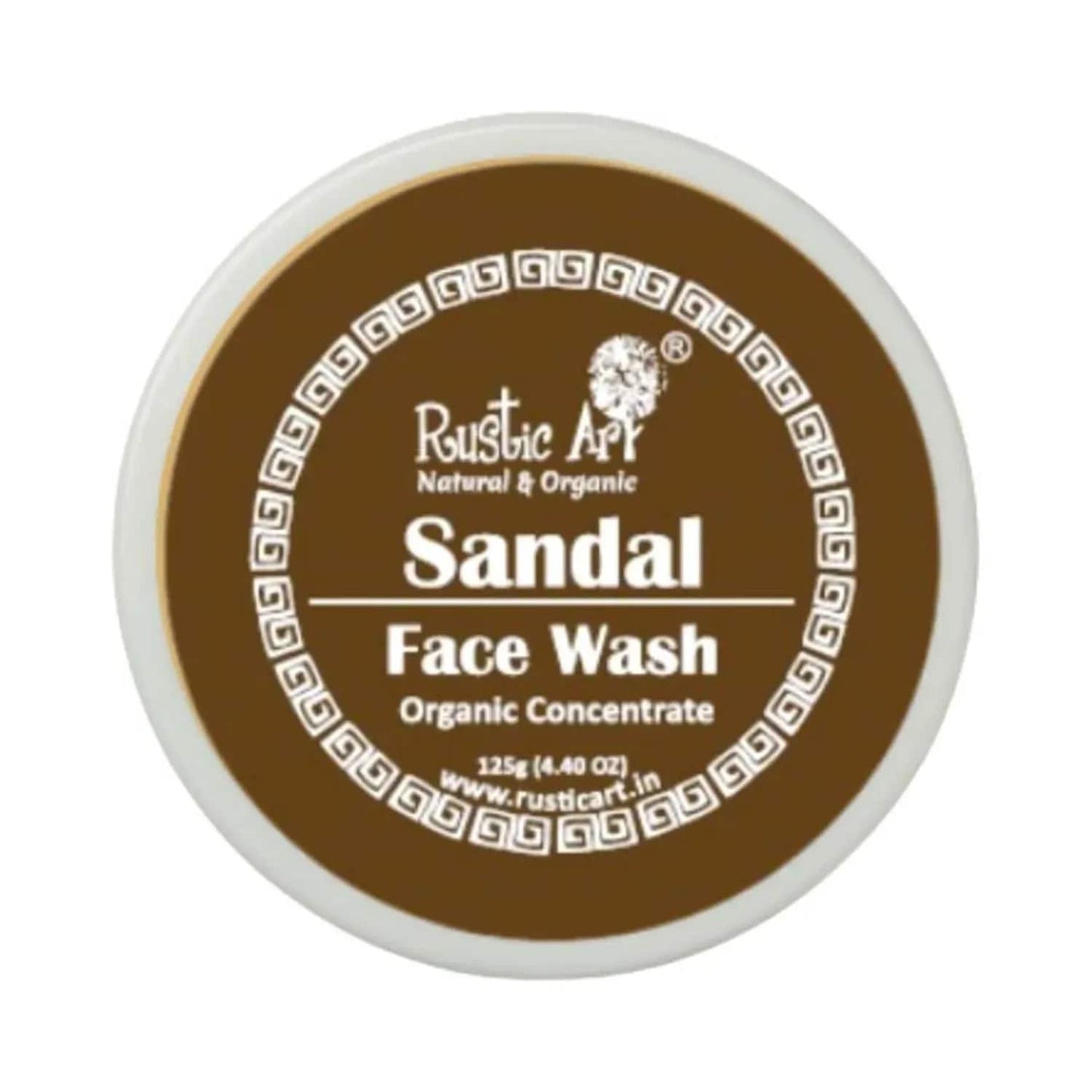 Rustic Art Organic Concentrate Sandal Facewash (125g)