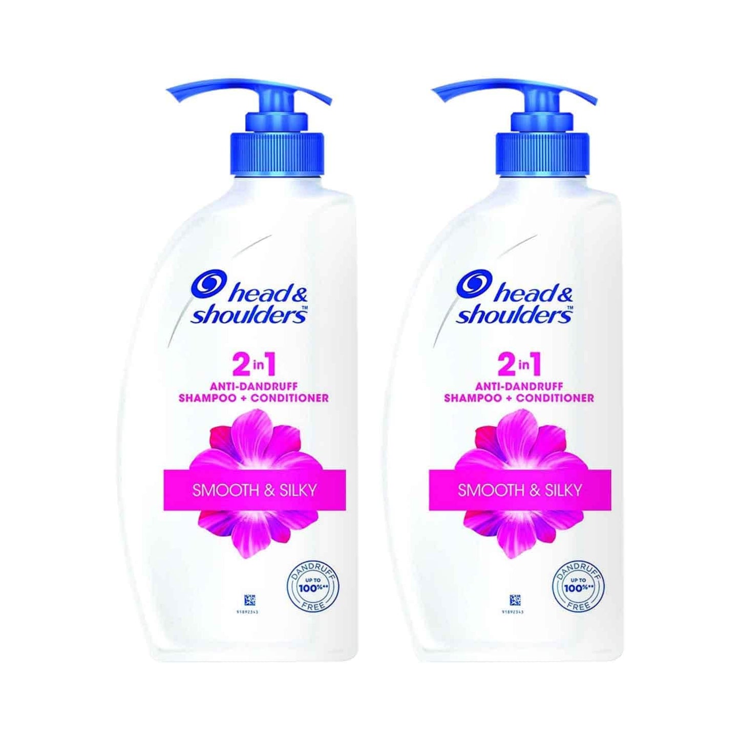 Head & Shoulders Smooth & Silky Anti Dandruff Shampoo + Conditioner For Women & Men Combo