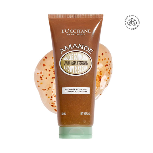 L'occitane Almond Nettoyante & Exfoliante, Cleansing & Exfoliating Shower Scrub (200ml)