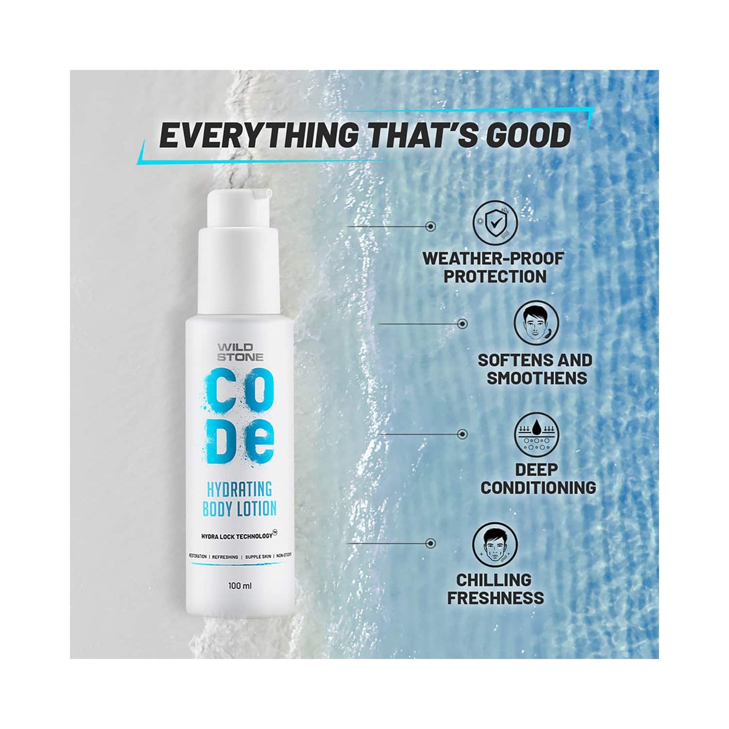 Wild Stone Code Hydrating Body Lotion (100ml)