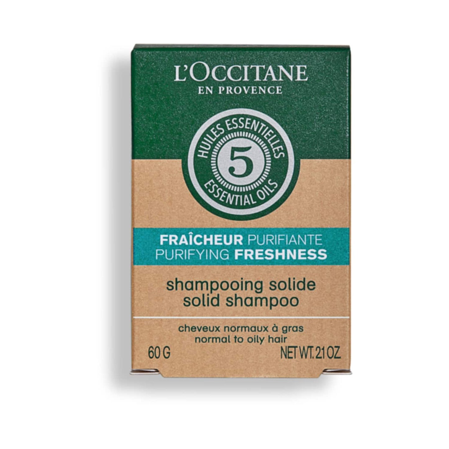 L'occitane Purifying Freshness Solid Shampoo (60g)