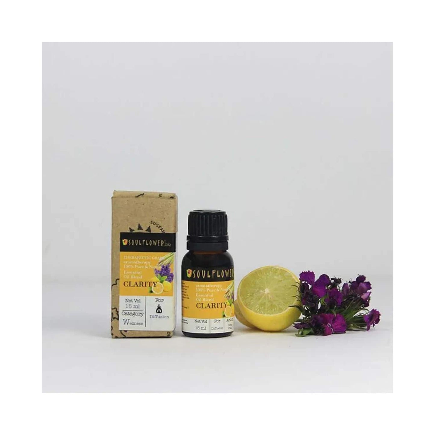 Soulflower Clarity Essential Oil - (15ml)